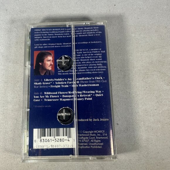 Smoky Mountain Homeplace Craig Duncan Cassette 1992 Traditional Folk Music Tape - Picture 2 of 4